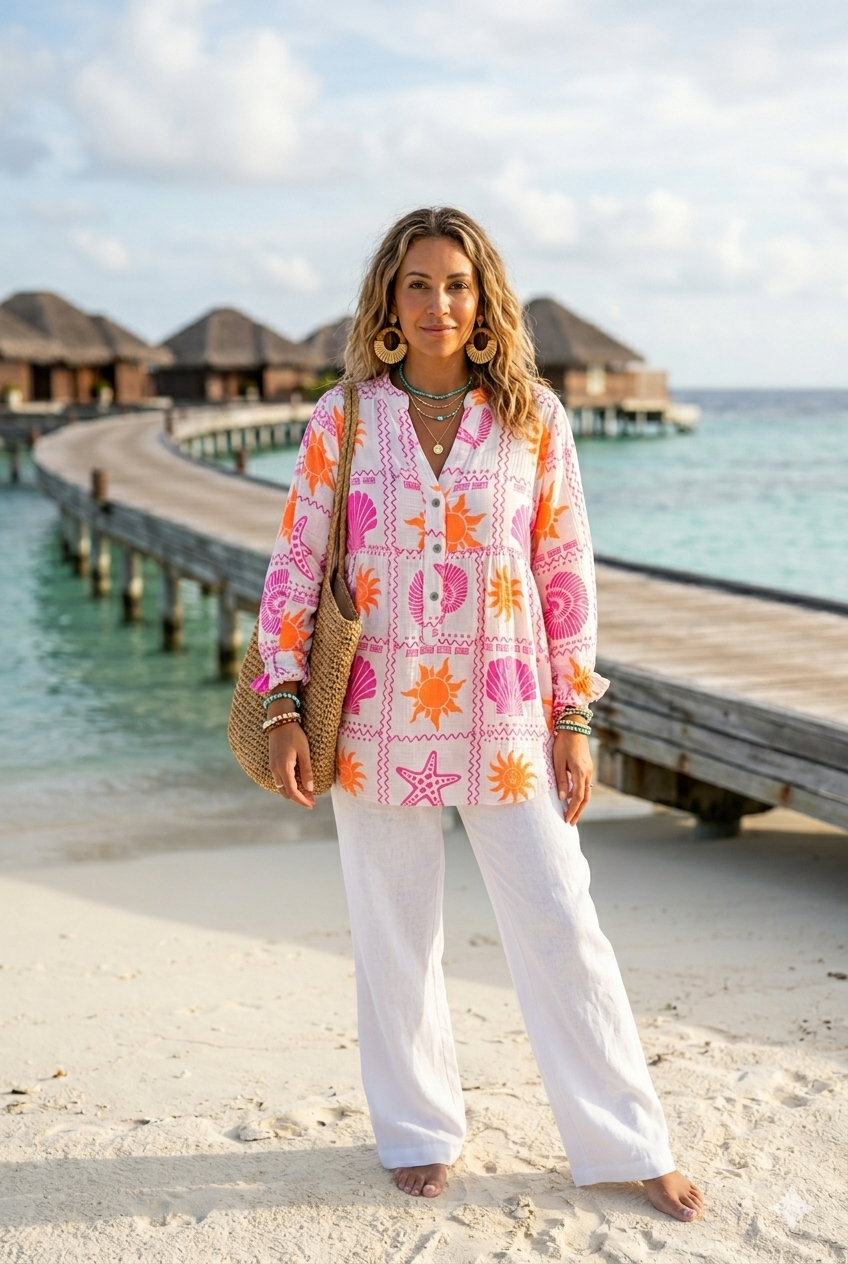 GRAPHIC PRINT OVERSIZED TOP