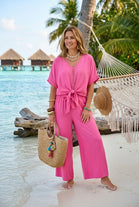 FRONT TIE BUTTON DETAIL CO-ORD SET