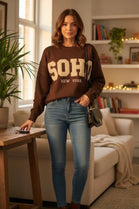 SOHO SLOGAN JUMPER (15361293648256)