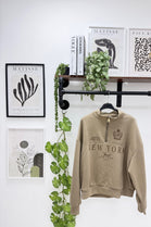 HALF ZIP NWEYORK SWEAT (15364360438144)