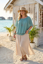 OVERSIZED BATWING TOP