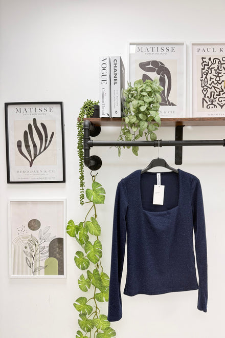 SQUARE NECK LONG SLEEVE TOP (15364372529536)