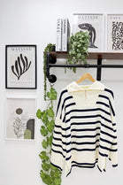COLLAR STRIPE OVERSIZED JUMPER (15364346315136)