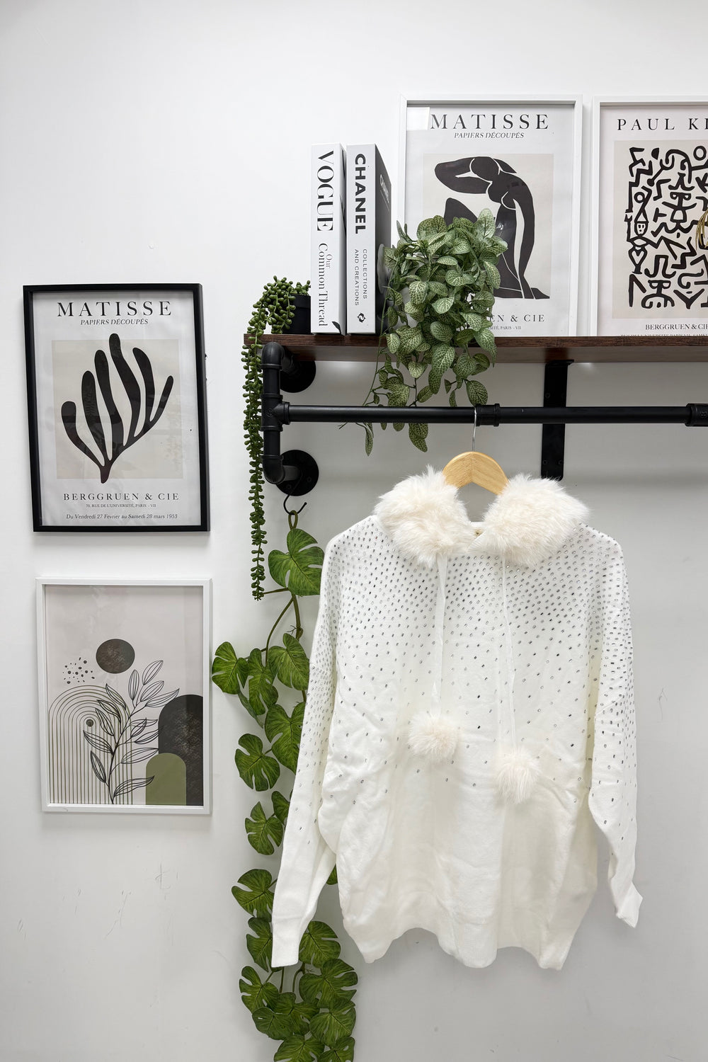 SEQUIN FURR HOODIE (15364493508992)