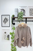 SEQUIN FURR HOODIE (15364493902208)