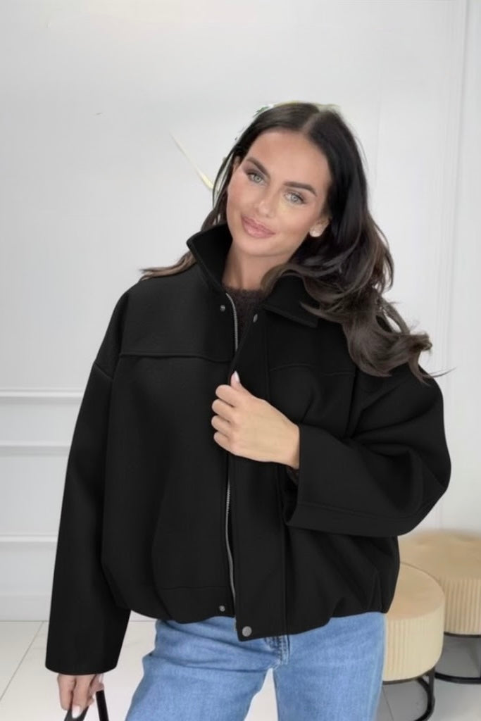 COLLARED BOXY ZIP-UP JACKET (15368508539264)