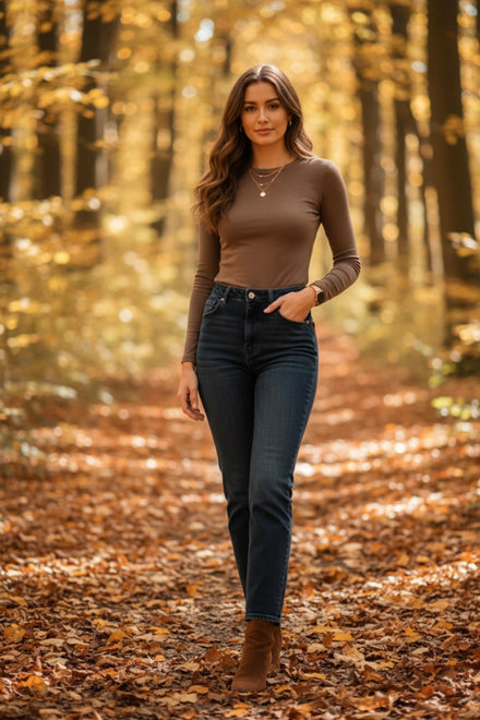 SOFTFEEL STRETCH CREWNECK T-SHIRT (15365891785088)