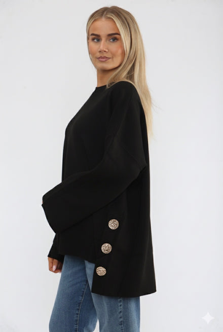 SIDE BUTTON DETAIL OVERSIZED JUMPER (15368525578624)