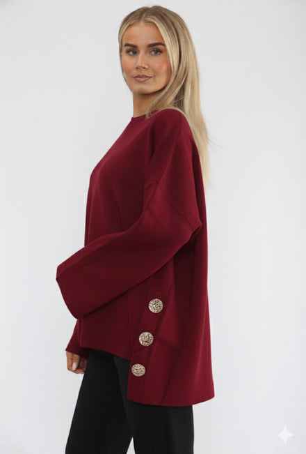 SIDE BUTTON DETAIL OVERSIZED JUMPER (15368530657664)