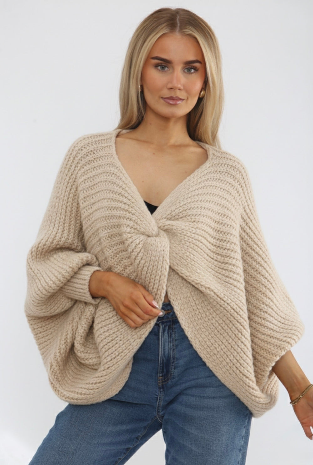 CHUNKY KNOT KNITTED JUMPER (15368585150848)