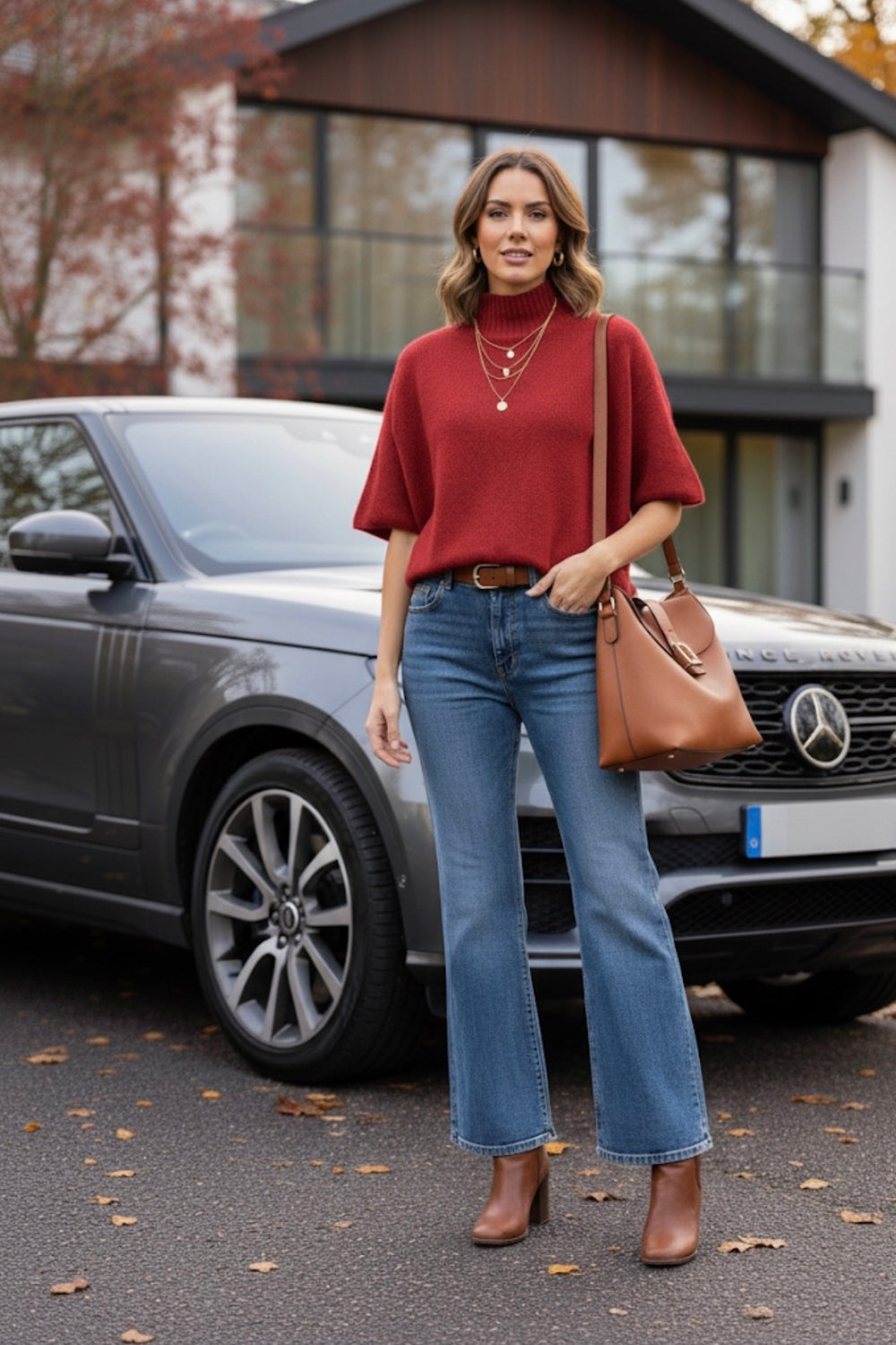 HIGHNECK PLAIN KNIT JUMPER (15368663531904)