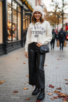 SLOGAN KNITTED JUMPER