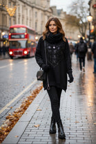 SEQUIN HEART ZIP SWEAT