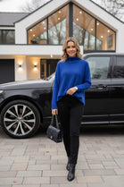 MOCK NECK KNIT JUMPER