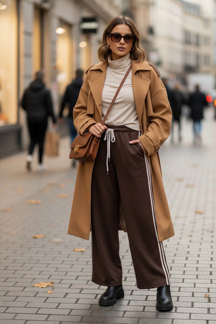 ANNA STRIPE JOGGERS