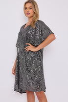 BODIE SEQUIN V-NECK TUNIC (14780269232512)