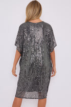 BODIE SEQUIN V-NECK TUNIC (14780269232512)