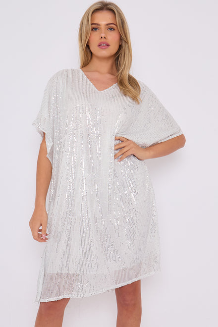 BODIE SEQUIN V-NECK TUNIC (14780267430272)