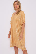 BODIE SEQUIN V-NECK TUNIC (14780264415616)