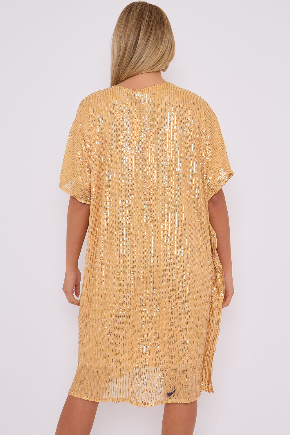 BODIE SEQUIN V-NECK TUNIC (14780264415616)