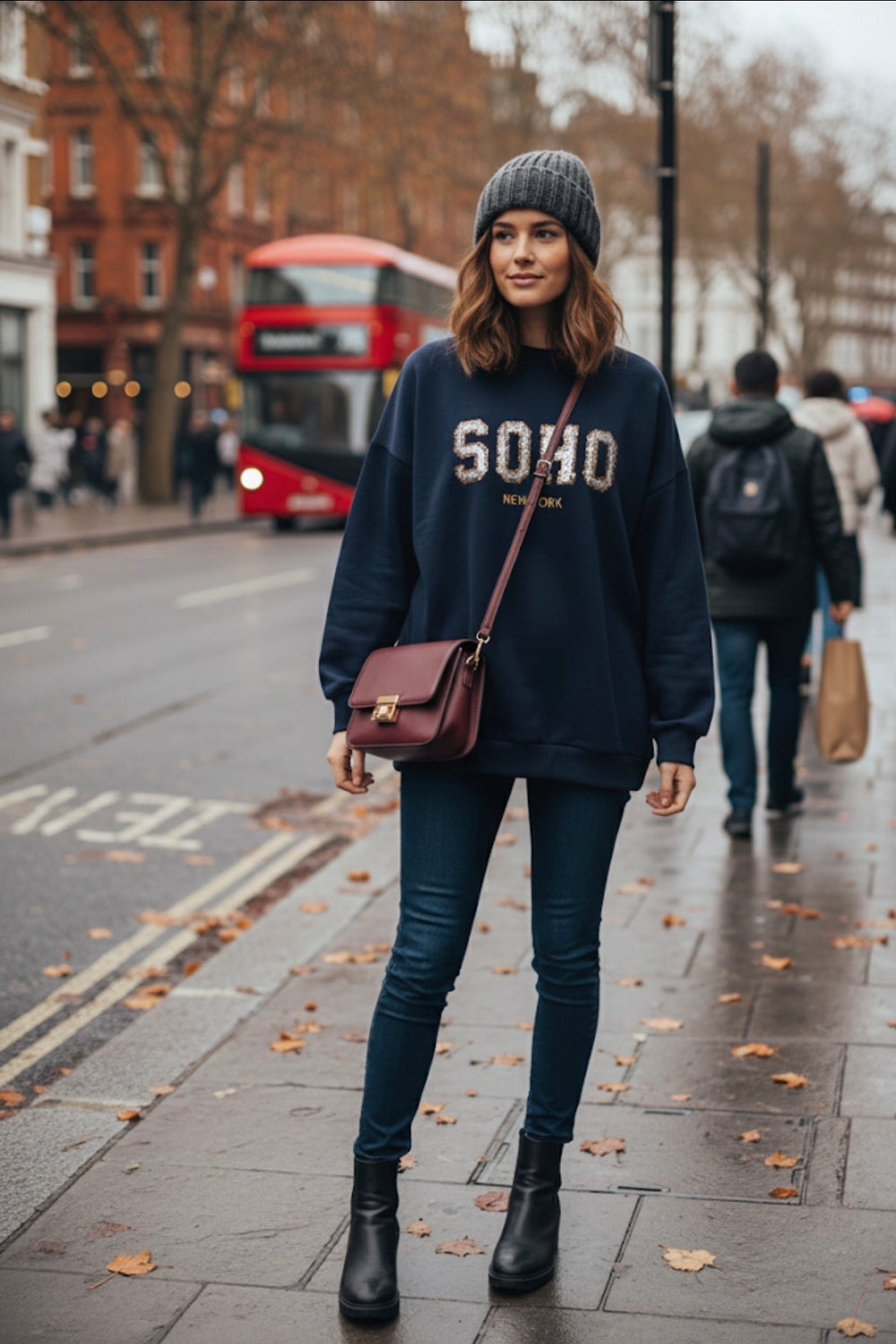 SEQUIN SOHO SWEAT