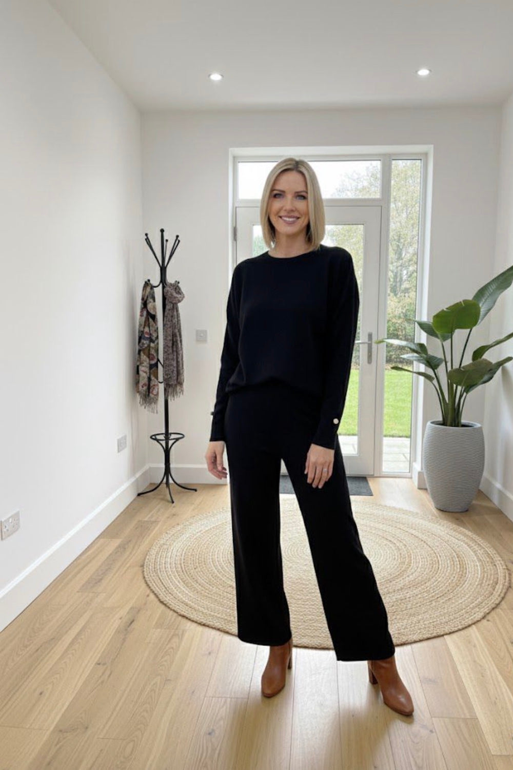 STITCH NECK KNITTED LOUNGE