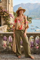 FLORAL OFF THE SHOULDER BLOUSE