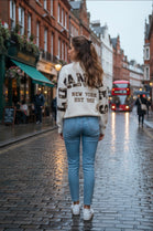 LA SLOGAN PATTERN JUMPER