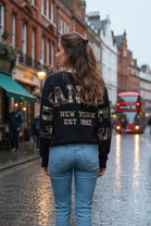 LA SLOGAN PATTERN JUMPER