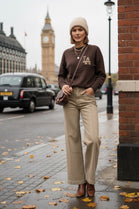 LA SLOGAN PATTERN JUMPER