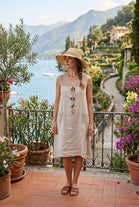 LINEN BUTTON DETAIL TUNIC