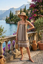 CAMI STRIPE BEACH DRESS