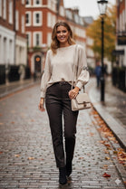 JEWELLED BELL SLEEVE JUMPER