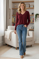 BASIC VNECK WOOL JUMPER
