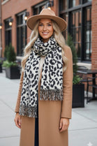 LEOPARD PRINT SCARF