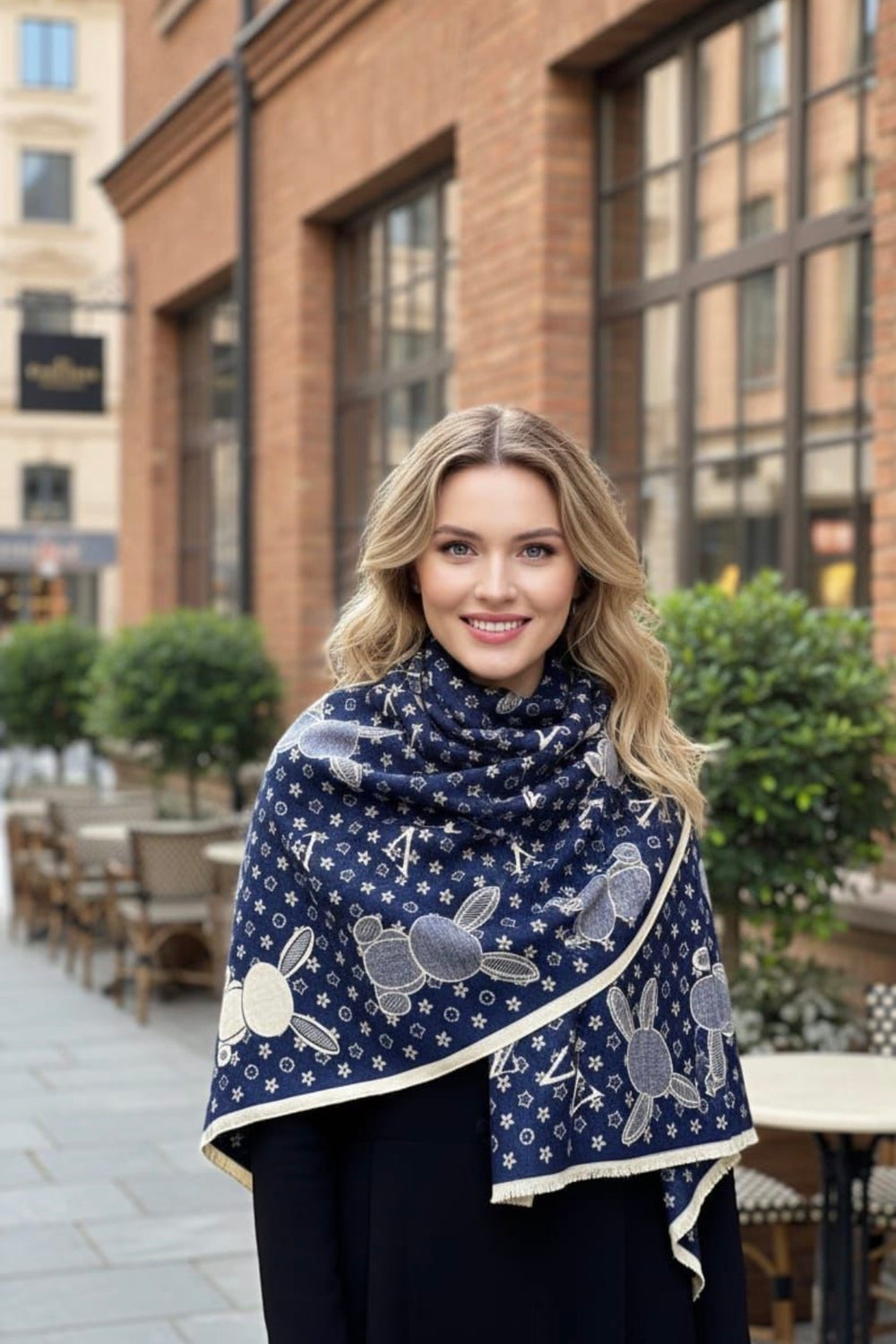 TEDDY LOGO SCARF