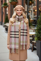 CHECKERED PATTERN SCARF