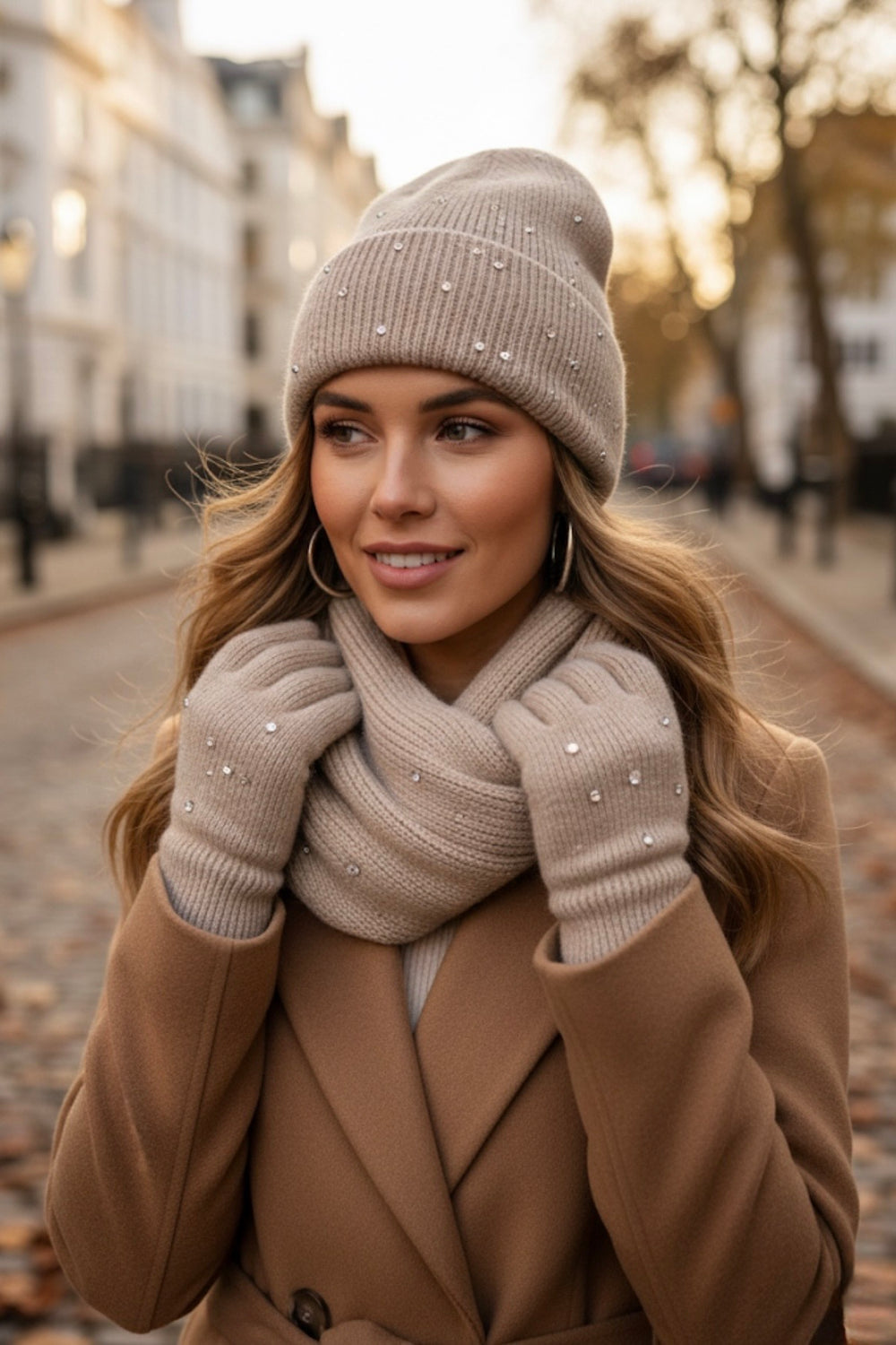 DIAMOND EMBELLISHED HAT