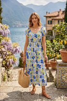 FLORAL CREWNECK MAXI(MIXED COLOUR PACK)