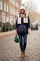 QUILTED POCKET SWEAT SHIRT