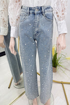 MIRROR EYELID DETAIL JEANS (15071816647040)