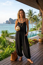 BEADS CAMI HAREM OVERSIZED JUMPSUIT