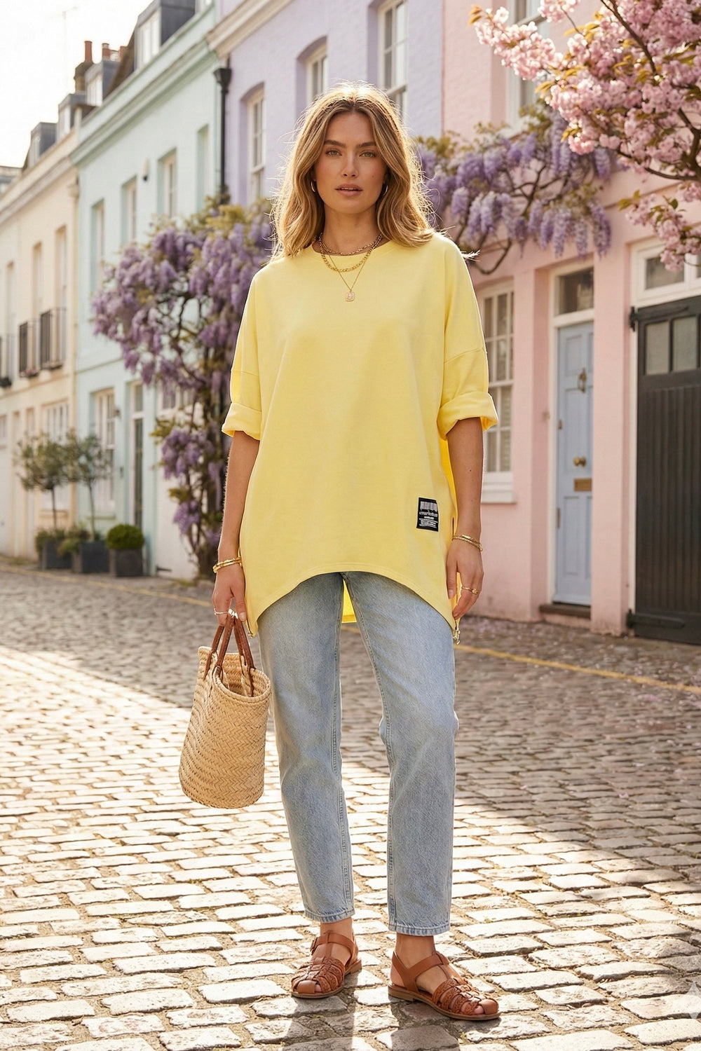 OVERSIZED SIDE ZIP SWEAT