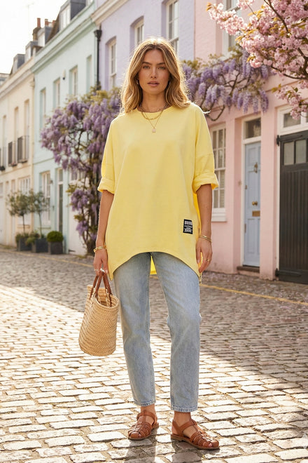 OVERSIZED SIDE ZIP SWEAT