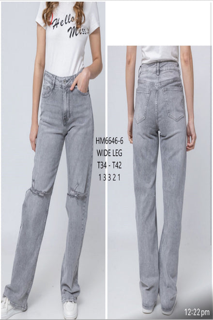 RIPPED WIDE LEG JEANS (15078957744512)