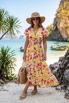 WATER COLOUR FLORAL MAXI(MIXED COLOUR PACK)