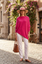 BELLA PATTERN SLEEVE OVERSIZED JUMPER