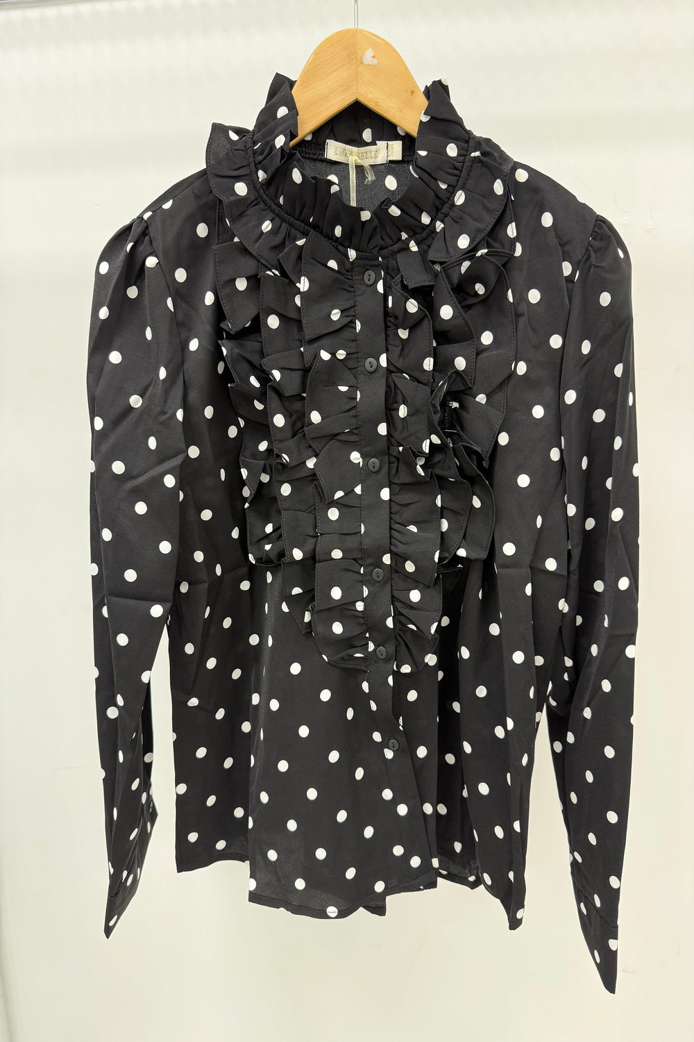 POLKA DOT RUFFLE SHIRT (15082824794496)