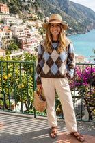 ARGYLE CREWNECK JUMPER