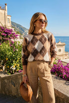 ARGYLE CREWNECK JUMPER